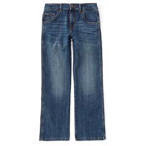 Wrangler Loose Fit Jeans Boys Baggy Medium Wash Classic Denim Pants sz: 16